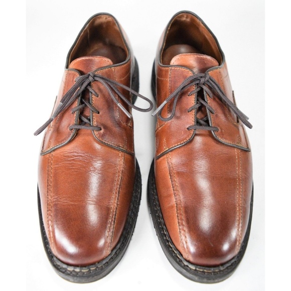 Allen Edmonds Mapleton Men's Brown Leather Loafers - Picture 2 of 8